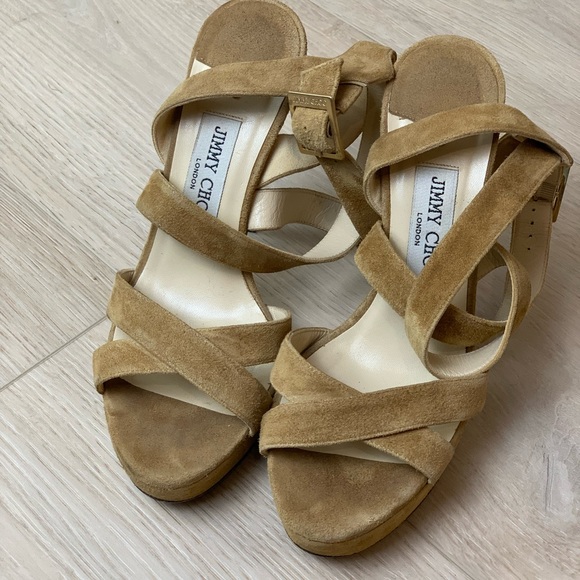 Suede Jimmy Choo Sandal - Picture 5 of 8